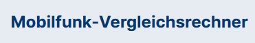 Mobilfunk Vergleich